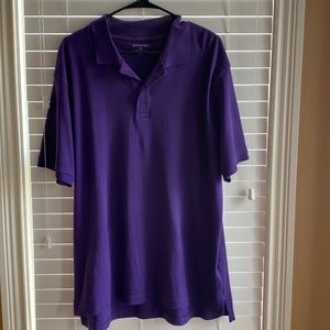 Men’s size large St.Johns Bay purple polo shirt